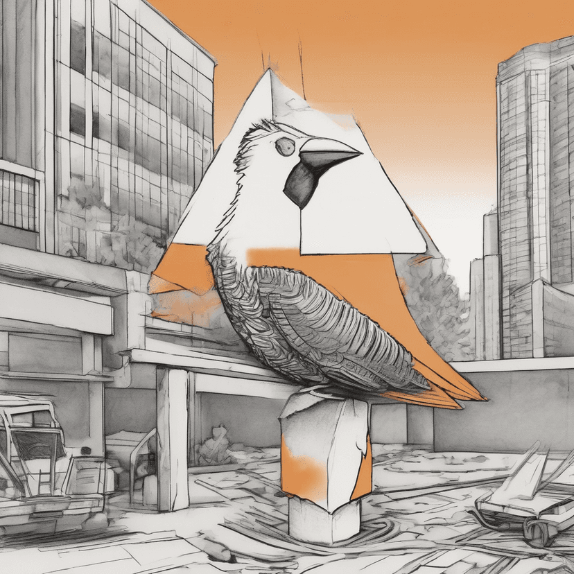 Vancouver left this bird on the new cone.